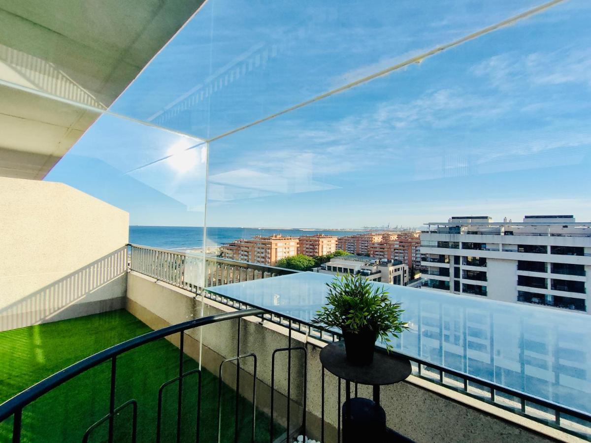 Non Stress Atico Duplex Con Vistas Al Mar Apartment บาเลนเซีย ภายนอก รูปภาพ